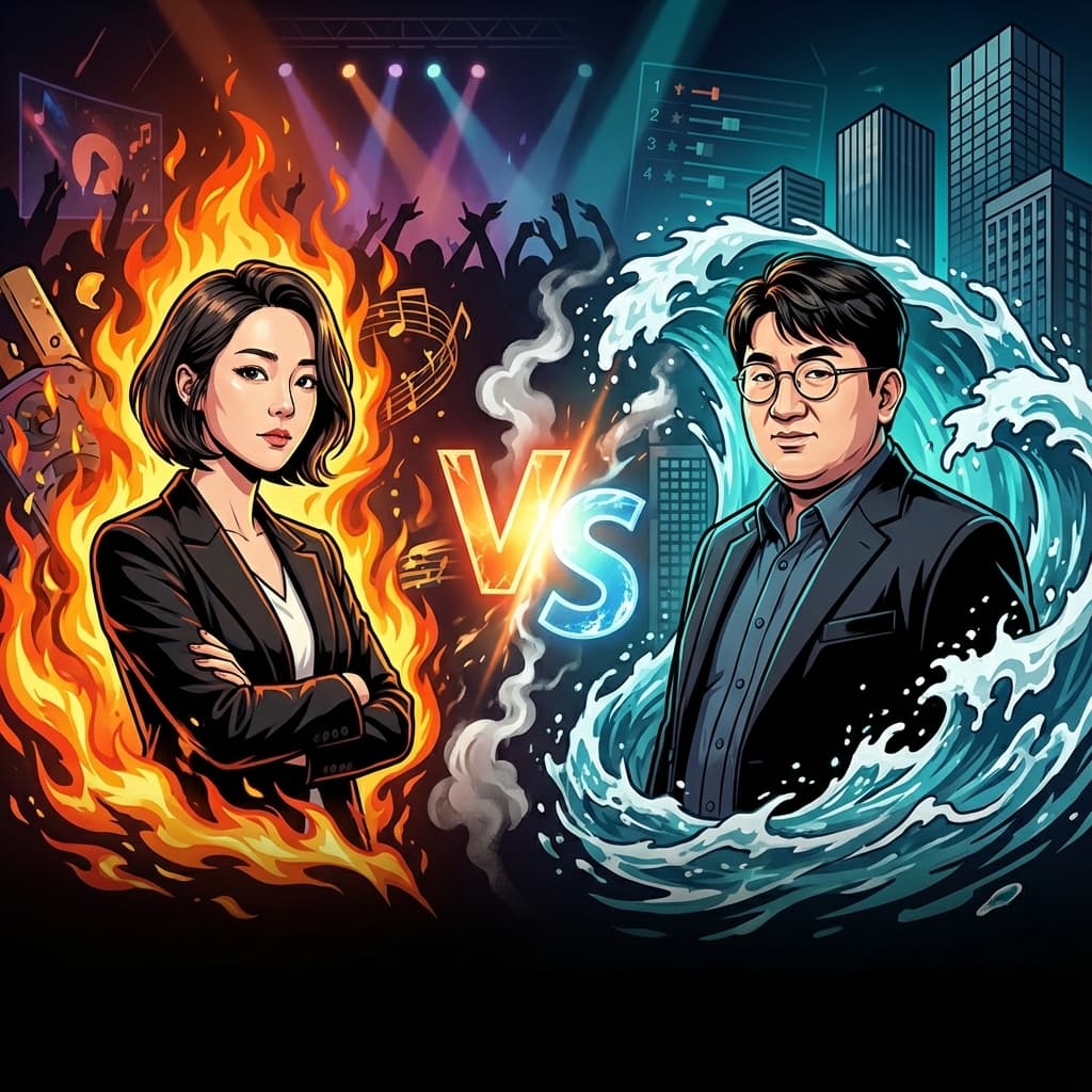 민희진 vs 방시혁 사주 궁합: 왜 폭발할 수밖에 없었나?